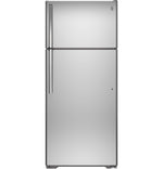 GE 29.75" 18 Cu. Ft. Stainless Steel Top-Freezer Refrigerator - GTS18FSLKSS