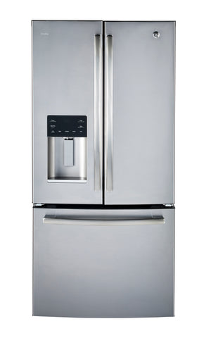GE Profile Réfrigérateur 17,5 pi³ porte à 2 battants inox PYE18HSLKSS