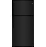 GE 29.75" 18 Cu. Ft. Black Top-Freezer Refrigerator - GTE18FTLKBB