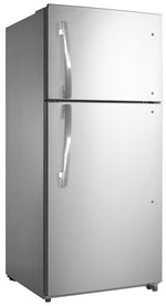 GE 29.75" 18 Cu. Ft. Stainless Steel Top-Freezer Refrigerator - GTE18FSLKSS