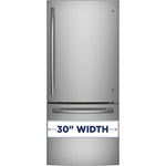 GE Fingerprint Resistant Stainless 30" Bottom-Mount Refrigerator (20.9 cu ft)- GDE21DYRKFS
