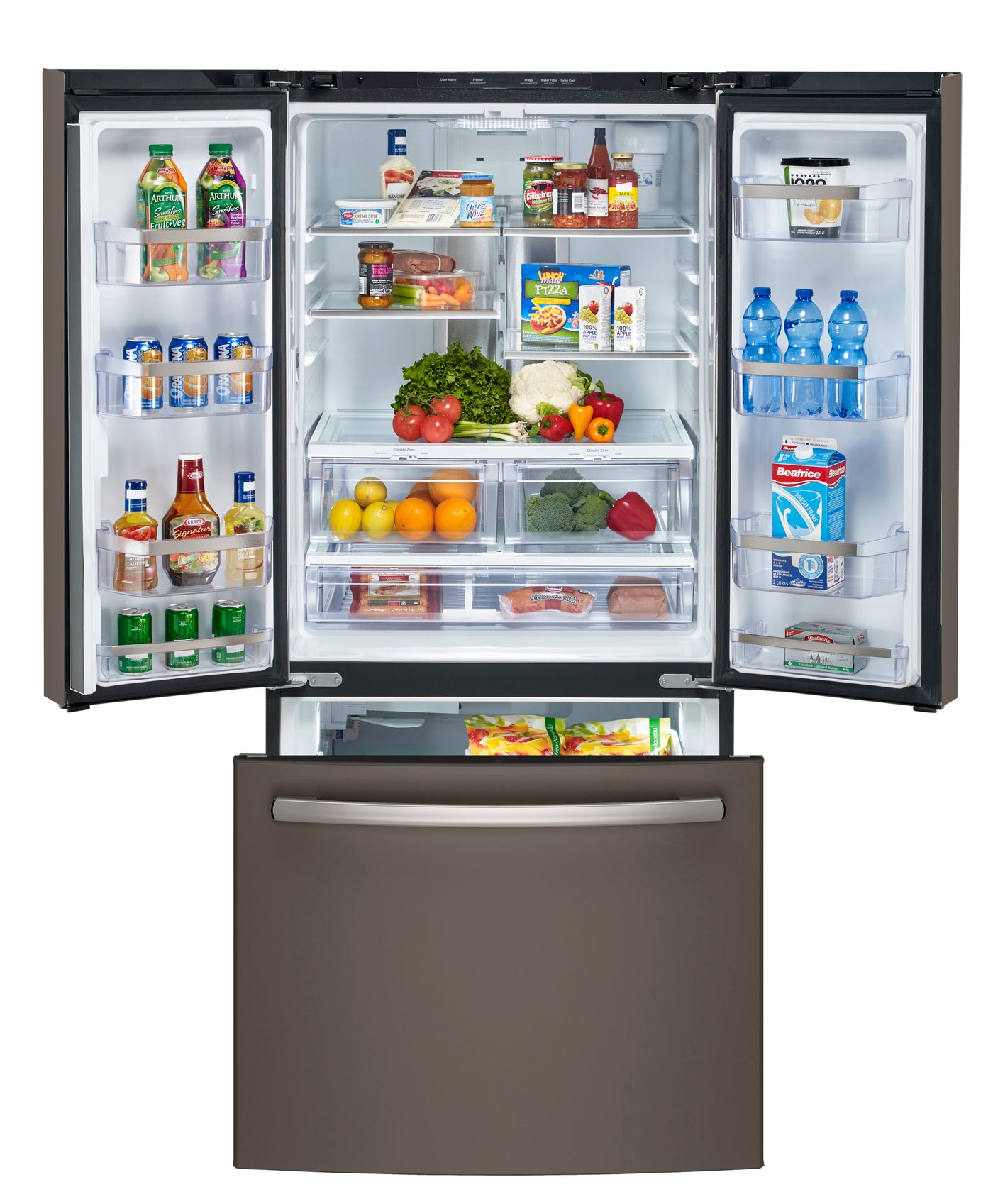 GE Profile Series Slate French Door Refrigerator (20.8 Cu. Ft) - PNE21NMLKES