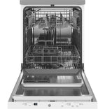 GE White Portable 24" Dishwasher- GPT225SGLWW