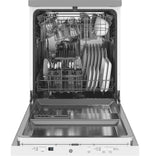GE White Portable 24" Dishwasher- GPT225SGLWW