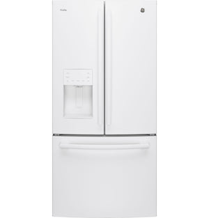 GE Profile Réfrigérateur 23,8 pi³ porte à 2 battants blanc PFE24HGLKWW
