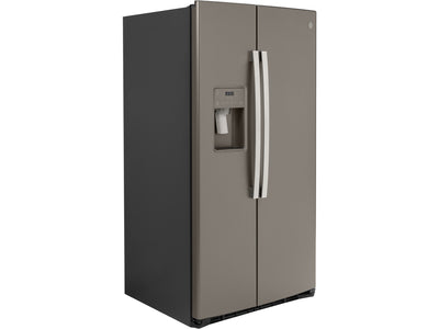 GE Réfrigérateur 25,1 pi³ côte-à-côte ardoise GSS25IMNES