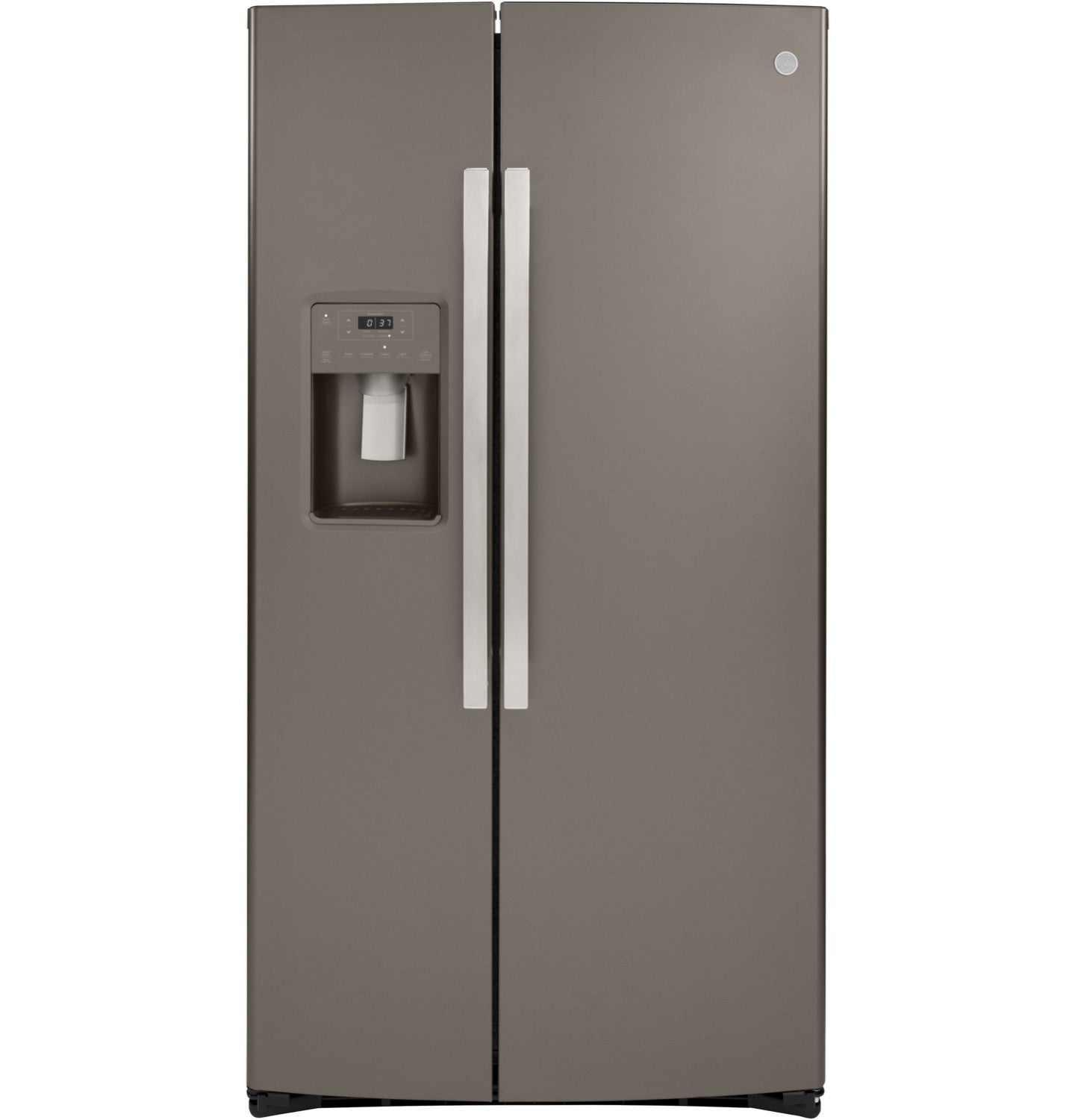 GE Slate Side-By-Side Refrigerator (25.1 Cu.Ft) - GSS25IMNES