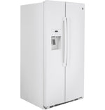 GE White Side-By-Side Refrigerator (25.1 Cu.Ft) - GSS25IGNWW