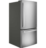 GE 33" 24.9 Cu. Ft. Fingerprint Resistant Stainless Bottom-Freezer Refrigerator - GDE25EYKFS