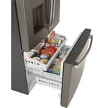 GE 35.75" 25.6 Cu. Ft. Slate French Door Refrigerator - GFE26JMMES