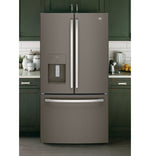 GE 35.75" 25.6 Cu. Ft. Slate French Door Refrigerator - GFE26JMMES