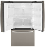 GE 35.75" 25.6 Cu. Ft. Slate French Door Refrigerator - GFE26JMMES