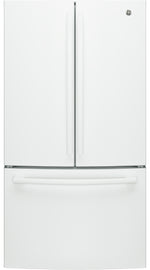 GE 36" 27 Cu. Ft. White French Door Refrigerator - GNE27JGMWW
