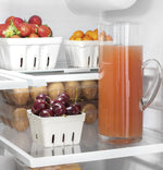 GE 36" 27 Cu. Ft. White French Door Refrigerator - GNE27JGMWW