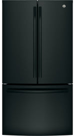 GE 36" 27 Cu. Ft. Black French Door Refrigerator - GNE27JGMBB