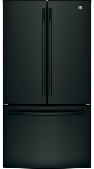 GE Réfrigérateur 27,0 pi³ porte à 2 battants noir GNE27JGMBB