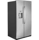 GE 35.75" 25.1 Cu. Ft. Stainless Steel Side-By-Side Refrigerator - GSS25IYNFS