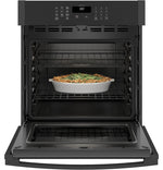 GE Black Single Wall Oven (4.3 Cu.Ft) - JKS3000DNBB