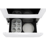 GE 24" White Freestanding Electric Range (2.9 Cu. Ft.) - JCAS300DMWW