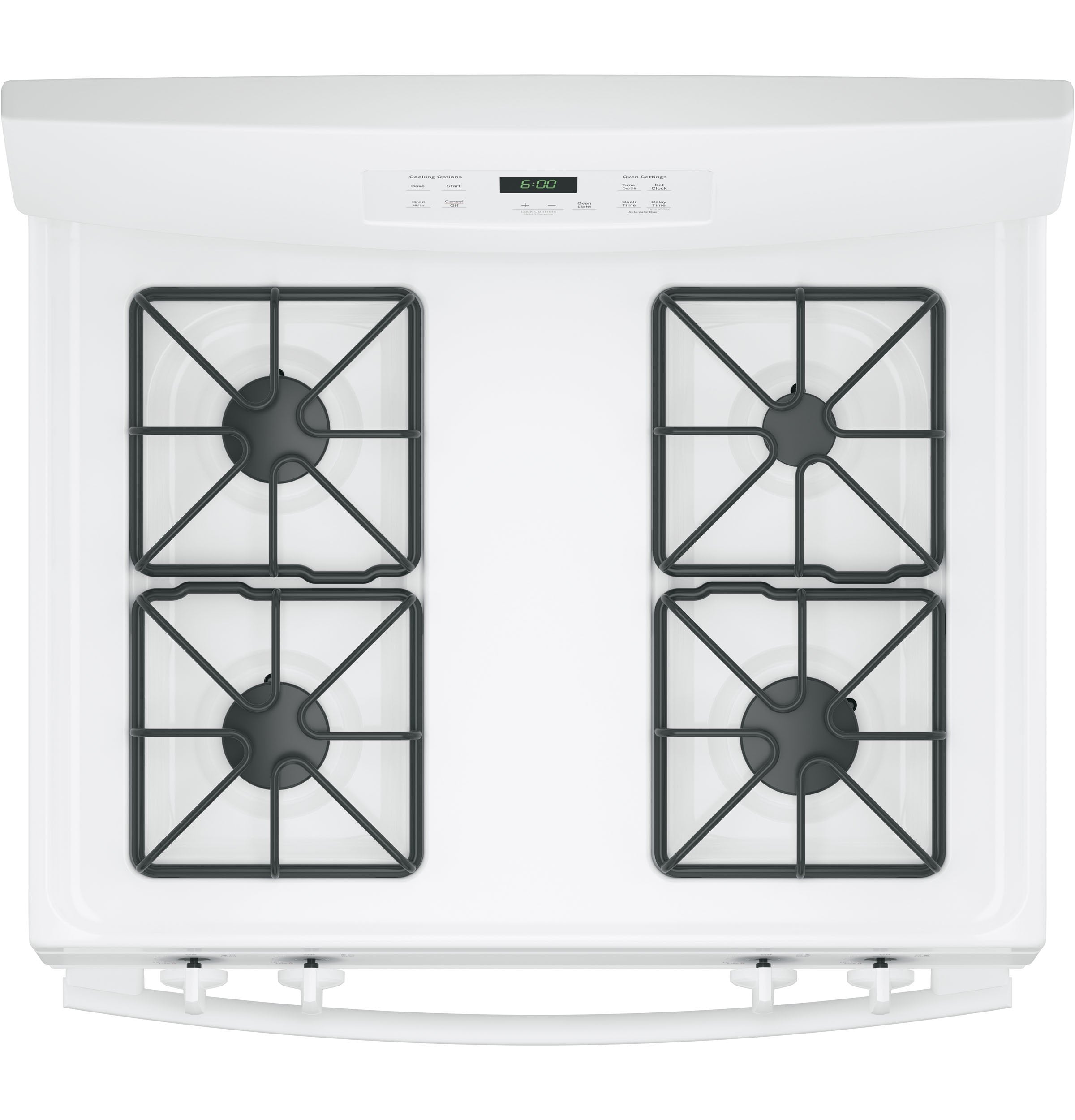 GE White Freestanding Gas Range (5.0 Cu. Ft.) - JCGBS60DEKWW