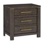 Amara Night Table - Greyish Brown