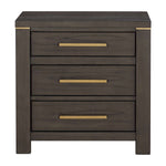 Amara Night Table - Greyish Brown