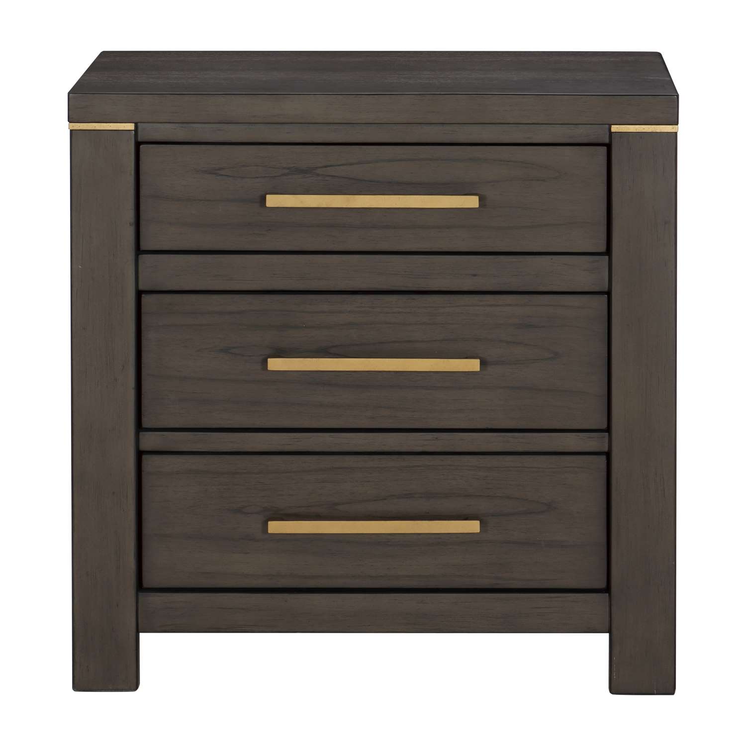 Amara Night Table - Greyish Brown