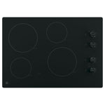 GE Black on Black 30" Electric Cooktop - JP3030DJBB