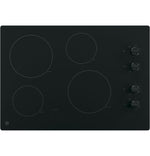 GE Black on Black 30" Electric Cooktop - JP3030DJBB
