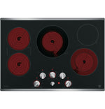 GE Profile Stainless Steel 30" Electric Cooktop - PP7030SJSS