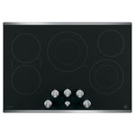 GE Profile Stainless Steel 30" Electric Cooktop - PP7030SJSS