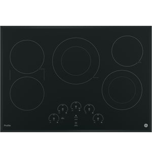 GE Profile Surface de cuisson électrique 30 po noire PP9030DJBB