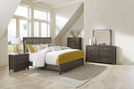 Amara Night Table - Greyish Brown