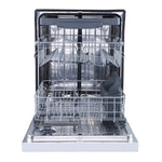 GE White 24" Built-In Front Control Dishwasher - GBF655SGPWW