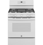 GE White 30'' Freestanding Gas Range (5.0 Cu.Ft.) - JCGB660DPWW