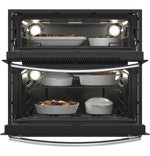 GE Profile Stainless Steel 30" Built-In Twin Flex Convection Wall Oven - PT9200SLSS