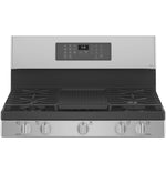GE Profile Fingerprint Resistant Stainless Steel 30" Smart Freestanding Gas Range with Air Fry (5.6 Cu.Ft.) - PCGB935YPFS
