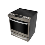 GE Profile Slate Slide-In Electric Convection Range with Air Fry (6.3 Cu. Ft.) - PCS940EMES