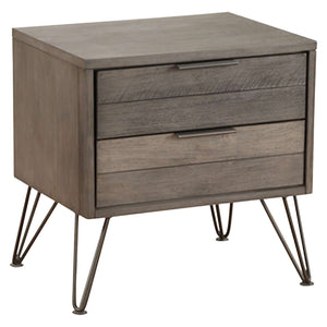 Haley Table de nuit – gris