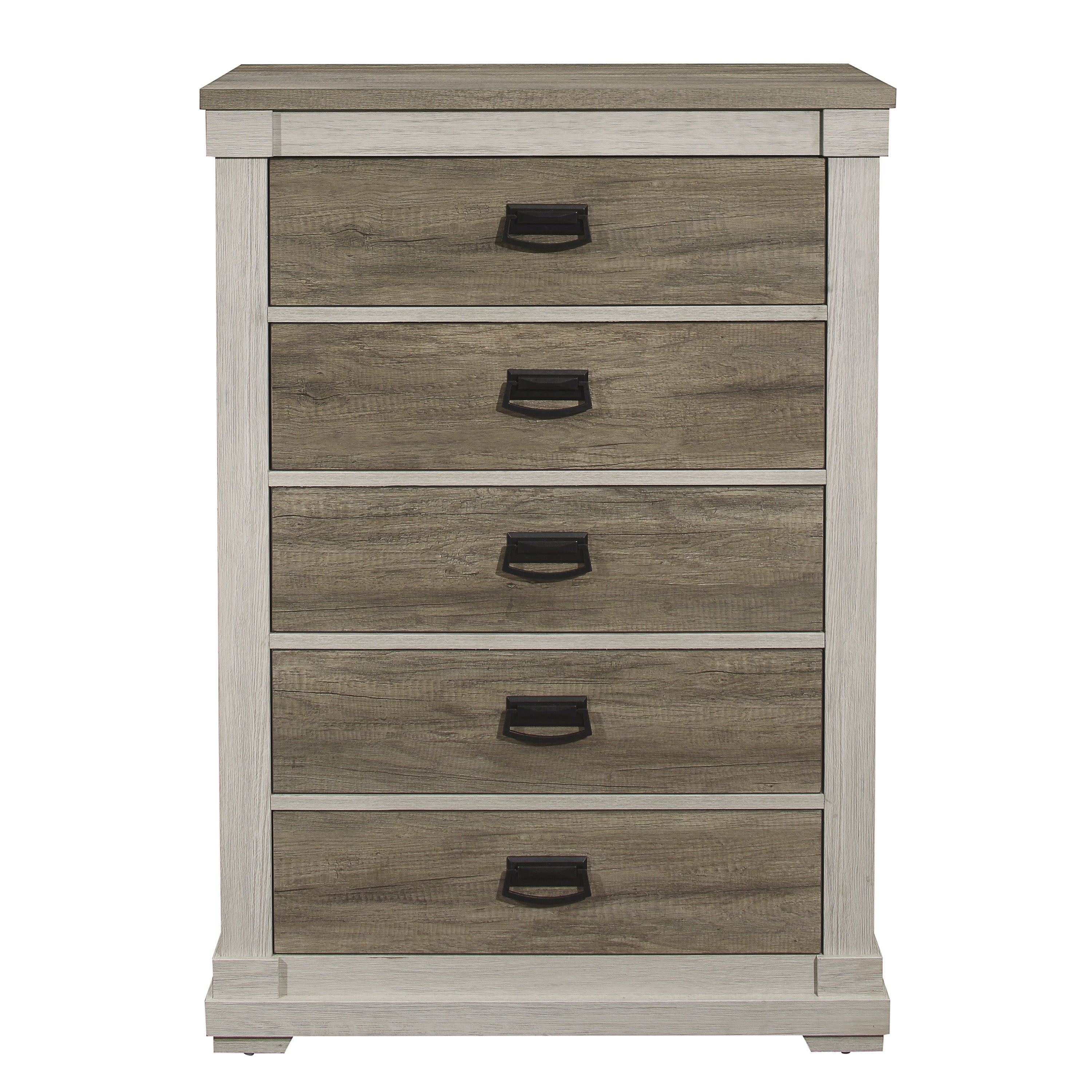 Rayne 5 Drawer Chest - Weathered Grey