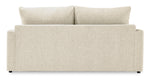 Harper Queen Sofa Bed with Innerspring Mattress - Cream