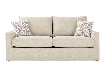 Harper Sofa-lit grand avec matelas à ressorts - crème