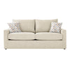 Harper Sofa-lit avec matelas en mousse à mémoire de forme, grand lit - crème