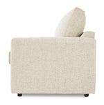 Harper Queen Sofa Bed with Memory Foam Mattress - Cream