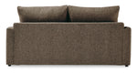 Harper Queen Sofa Bed with Memory Foam Mattress - Brown