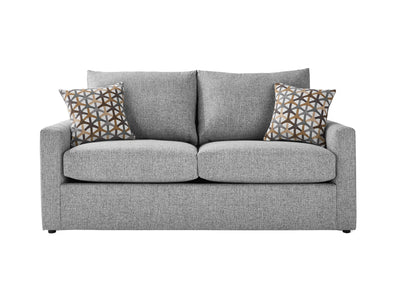 Harper Sofa-lit double avec matelas en mousse mémoire - gris