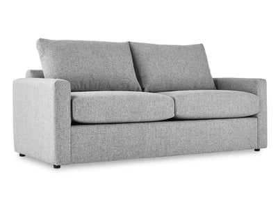 Harper Sofa-lit grand avec matelas à ressorts - gris