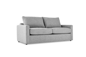 Harper Sofa-lit grand avec matelas en mousse mémoire - gris