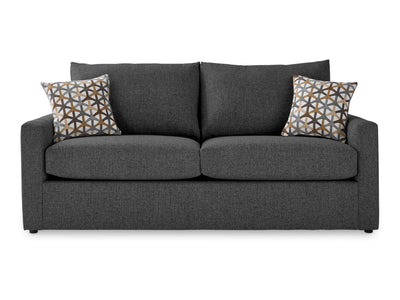 Harper Sofa-lit grand avec matelas en mousse mémoire - anthracite
