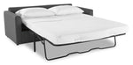 Harper Queen Sofa Bed with Memory Foam Mattress - Charcoal
